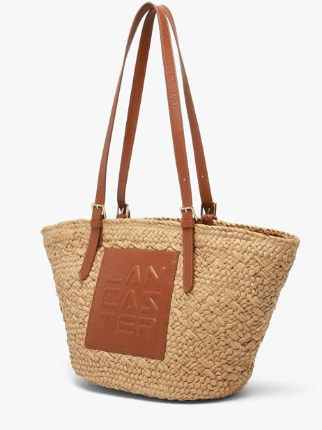 Schoudertas Le Panier Lancaster Bruin le panier 80 ander zicht 2